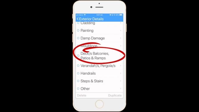 Building Inspector App - Inspect Overview
