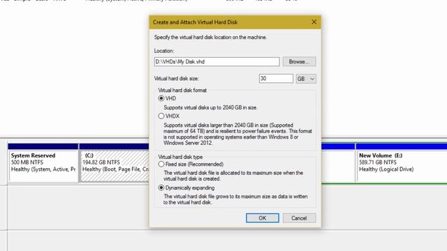 How to Create Virtual Hard Disk Drives in Windows 10 Tutorial смотреть онлайн