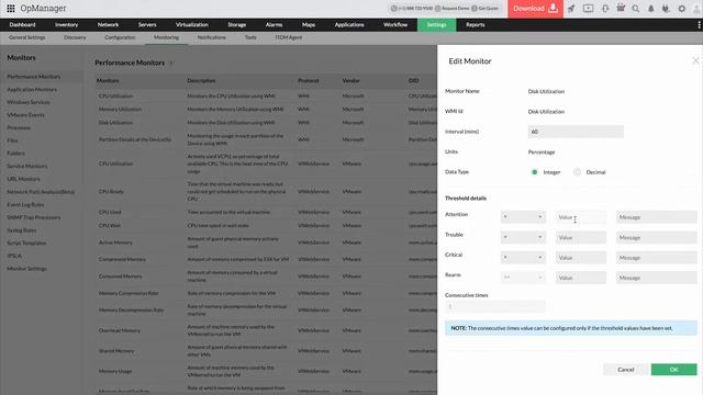 Disk space monitor| Head off disk space issues with ManageEngine OpManager смотреть онлайн