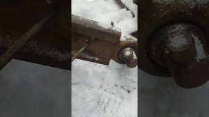 Самодельные тяги задней навески МТЗ с рельс ( узкоколейки)