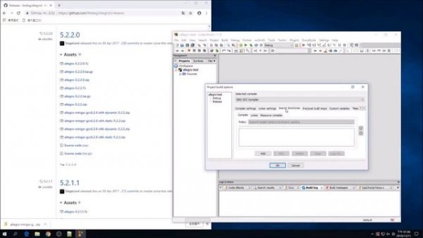 Install Allegro5 on Windows with Code::Blocks [Chinese]