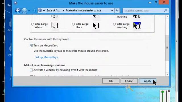 How to use the mouse keys in MIcrosoft Windows Server 2012 смотреть онлайн