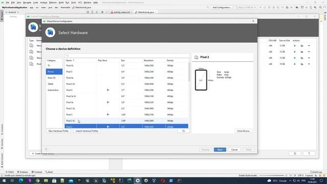 Android Studio installation and AVD Manager initial setup смотреть онлайн