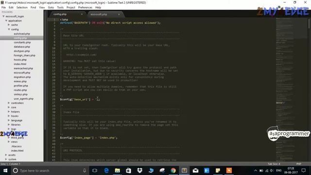 Micosoft login with codeigniter + App creation in microsoft смотреть онлайн
