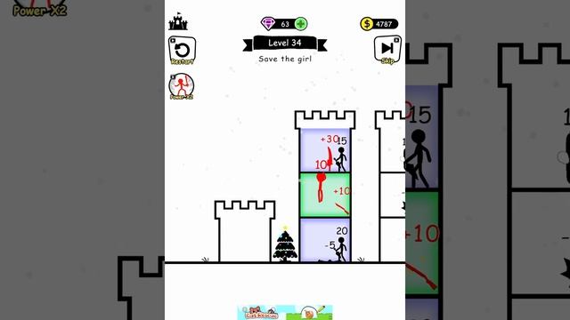 Stick Hero - Tower Defense - All Levels Gameplay Android, iOS смотреть онлайн
