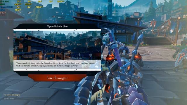 Dauntless - GTX1070 AMD Ryzen 5 1600 смотреть онлайн