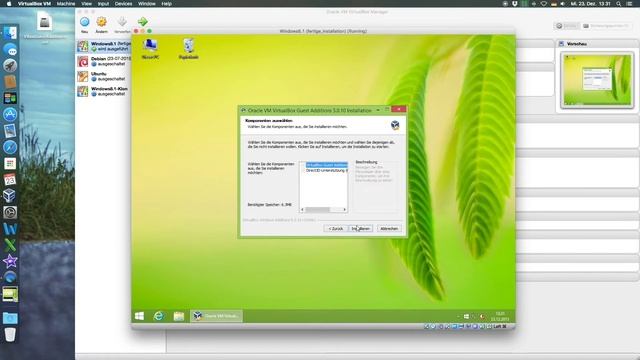 Oracle VirtualBox unter MacOSX - 16:9 und Gasterweiterungen смотреть онлайн