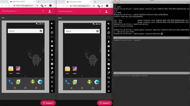 How to run Appium parallel tests on Genymotion Cloud virtual devices using gmsaas. смотреть онлайн