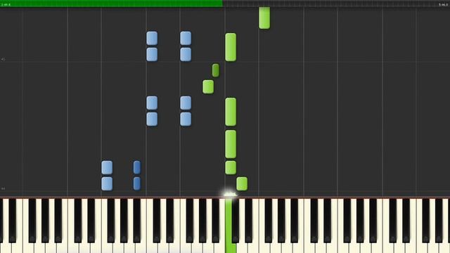 Portal - Still Alive 50% speed piano tutorial смотреть онлайн