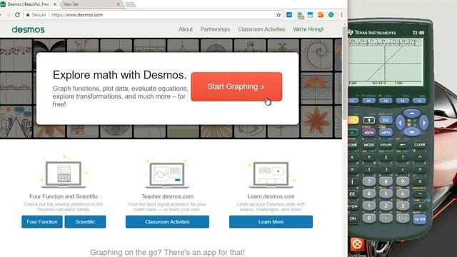 TI84 TI89 Desmos demonstrations on how to graph a line on window tutorials help support смотреть онлайн