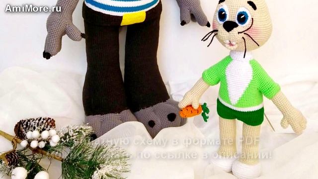 Амигуруми: схема Заяц | Игрушки вязаные крючком смотреть онлайн