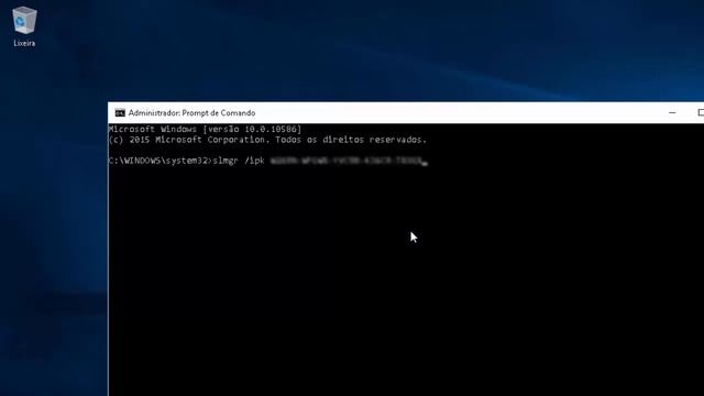 Como Alterar a Chave do Windows Utilizando o Prompt de Comando смотреть онлайн