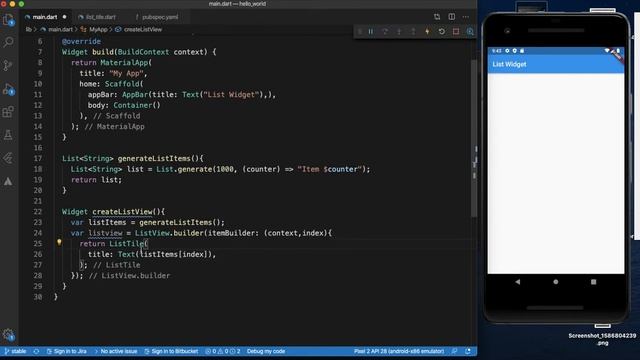#26 Dynamic ListView Widget in Flutter PART - 2|Flutter Tutorials in Telugu | Programming in Telug смотреть онлайн