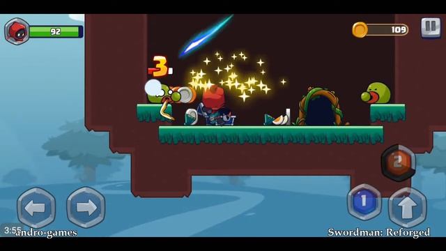 Swordman: Reforged (by GMS Adventure) - platformer for android - gameplay. смотреть онлайн