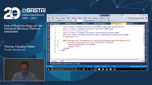 Line-of-Business-Apps mit der Universal Windows Platform смотреть онлайн