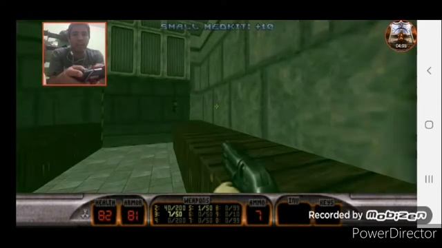 Duke Nukem 3D Android - Jogando a primeira fase no Raze Touch смотреть онлайн