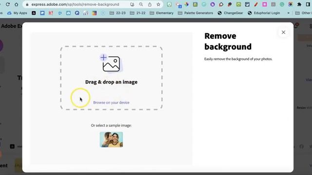 Remove Background using Adobe Express Quick Actions смотреть онлайн
