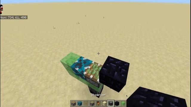 minecraft tutorial : 2 way vertical flying machine for minecraft bedrock (pe,windows 10,...) смотреть онлайн