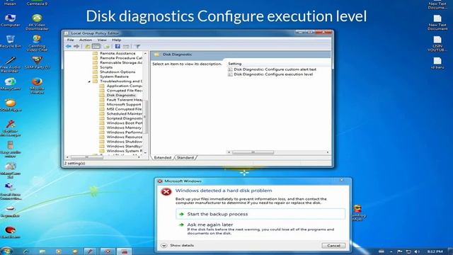 HOW TO FIX Windows Detected a Hard Disk problem . CARA MEMPERBAIKI HARD DISK PROBLEM 100 % смотреть онлайн