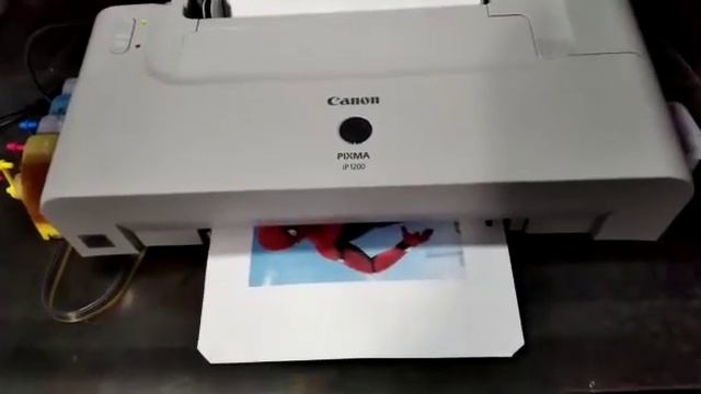 IMPRESION CANON IP1200 CON SISTEMA CONTINUO TINTA COMESTIBLE смотреть онлайн