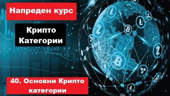 Крипто техничка анализа Напреден курс 40. Категории на крипто коини/токени