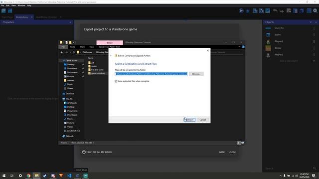 GDevelop 5 Platformer Tutorial #12 | Exporting to PC смотреть онлайн