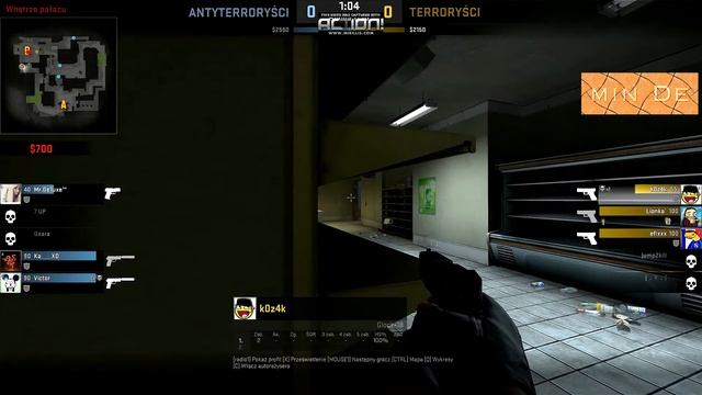 CS:GO min De ACE 5x HS смотреть онлайн