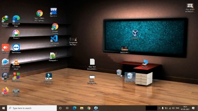 How to customize desktop in windows 10||creative desktop look||windows10 ||Rupex tech смотреть онлайн