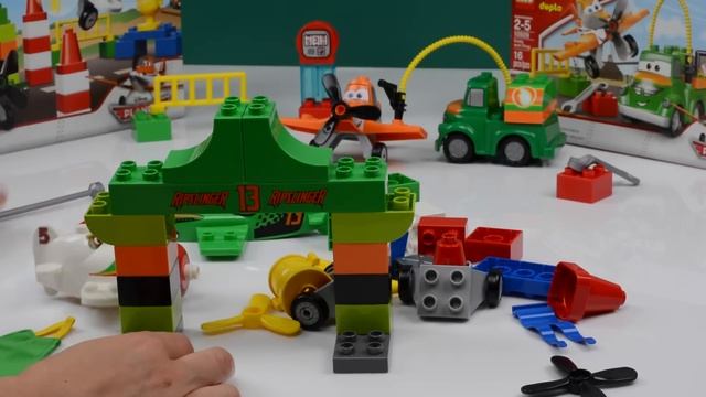 Lego Duplo Disney Planes Ripslinger's Air Race Toy Set by PrincessLindsayToys смотреть онлайн