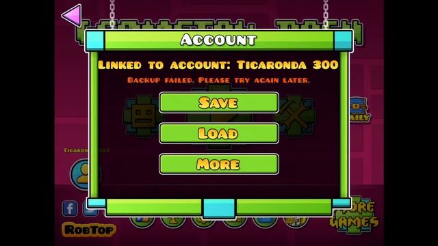 When your account doesn’t save | Geometry Dash 2.11 смотреть онлайн