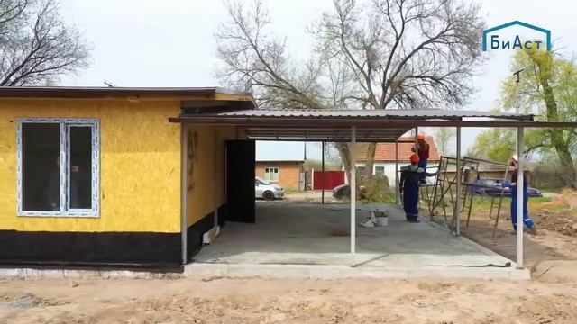 Стролительстьво СИП-дома в с.Жар-Баши смотреть онлайн