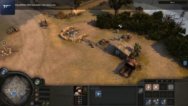Company Of Heroes Tutorial - Infantry combat training смотреть онлайн