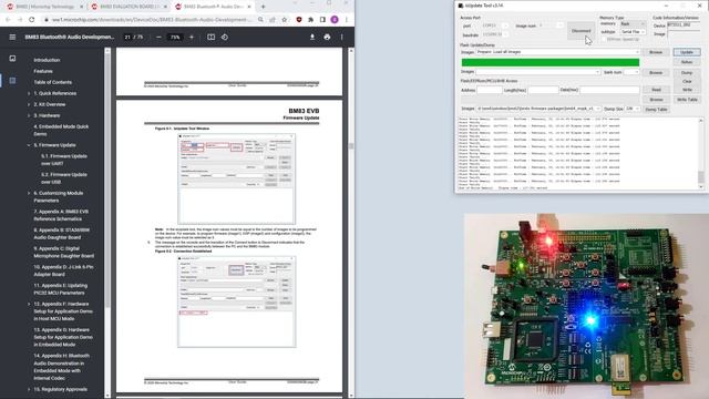 BM83 Firmware Update via UART смотреть онлайн