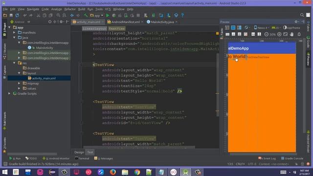 5. LinearLayout in Android смотреть онлайн