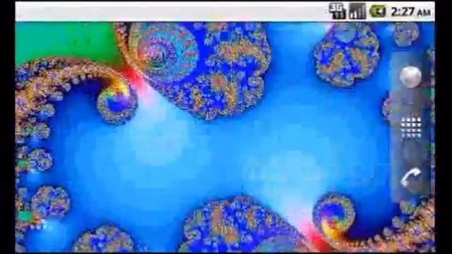 Fractal live wallpaper 8 on Android смотреть онлайн