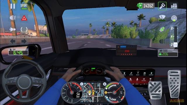 Taxi sim 2022 evolution || taxi sim 2022 gameplay Mercedes Benz GLE Super Sport Car - Android Game смотреть онлайн