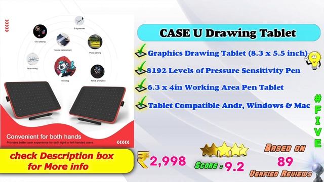 ✅ Top 5 Best Drawing Tablet With Price in India 2022 | Digital Pen Tablet Review & Comparison смотреть онлайн