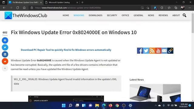 Fix Windows Update Error 0x8024000E on Windows смотреть онлайн