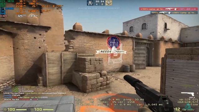 CS:GO FPS 720p w Competitive Video Settings; Setting for HIGH FPS смотреть онлайн