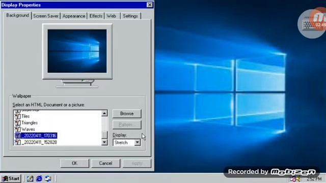 como mudar o papel de parede do Windows 98 Simulator смотреть онлайн