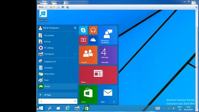 Windows 10 - Technical Preview - installation on virtual machine and feature preview смотреть онлайн