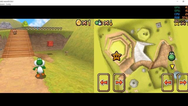 Super Mario 64 DS | NDS | melonDS 0.8.3 [Resolución x8] смотреть онлайн