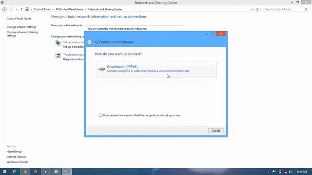 How to create PPPOE/ Broadband connection in windows 8 смотреть онлайн