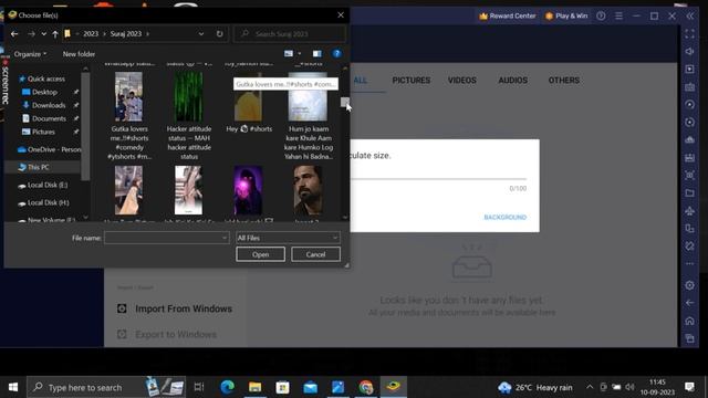 How to import files from windows in Bluestacks App Player 2023 смотреть онлайн