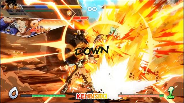 Vegito Yamcha Trunks vs Android 18 Beerus Vegeta Blue, Dragon Ball Fighter Z PC Gameplay 1080p HD смотреть онлайн