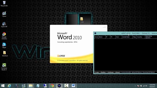 Silent Office Exploit CVE 2015 19/4/2017 DOC XLS PPT смотреть онлайн