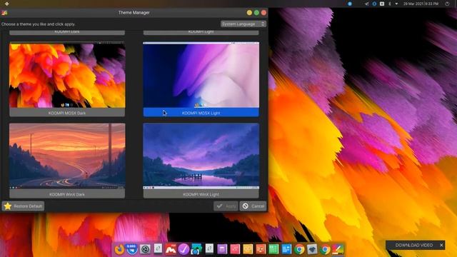 កំណត់ Themeឲ្យដូចដើមវិញក្នុង Theme manager смотреть онлайн