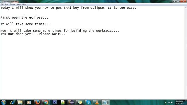 How to get SHA1 and MD5 fingerprints easily On Eclipse смотреть онлайн