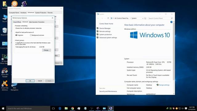 How to Check Virtual Memory on Your Windows 7 8 8.1 10 смотреть онлайн