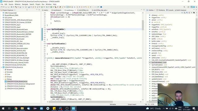 STM32 + ESP8266 and Android Tutorial - Remote Robot Car смотреть онлайн